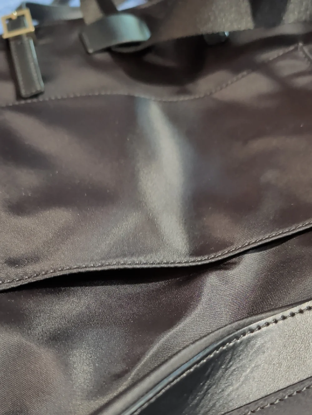 kate spade Black Nylon Laptop Tote with Gold Hardware